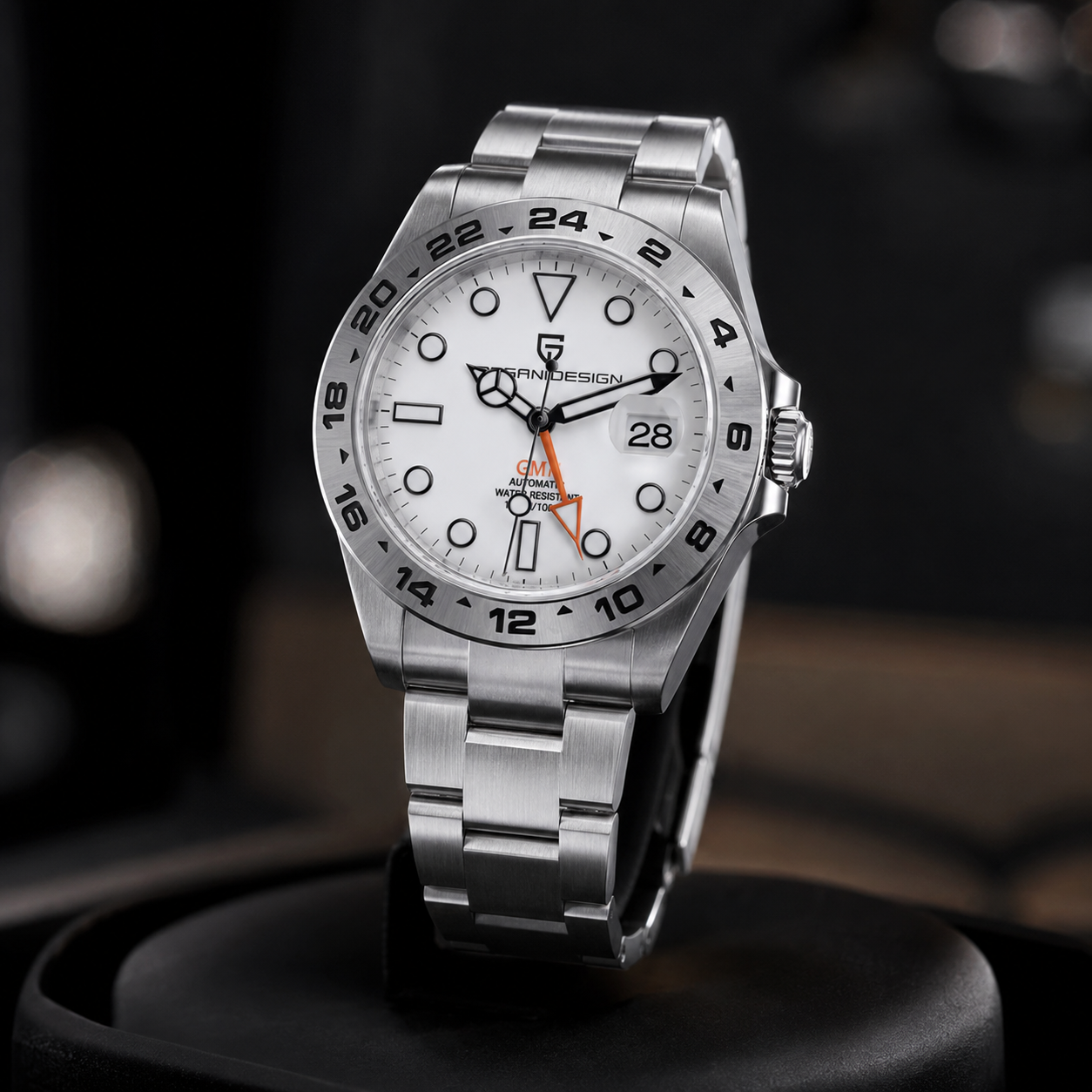 PD-1682 White & Silver