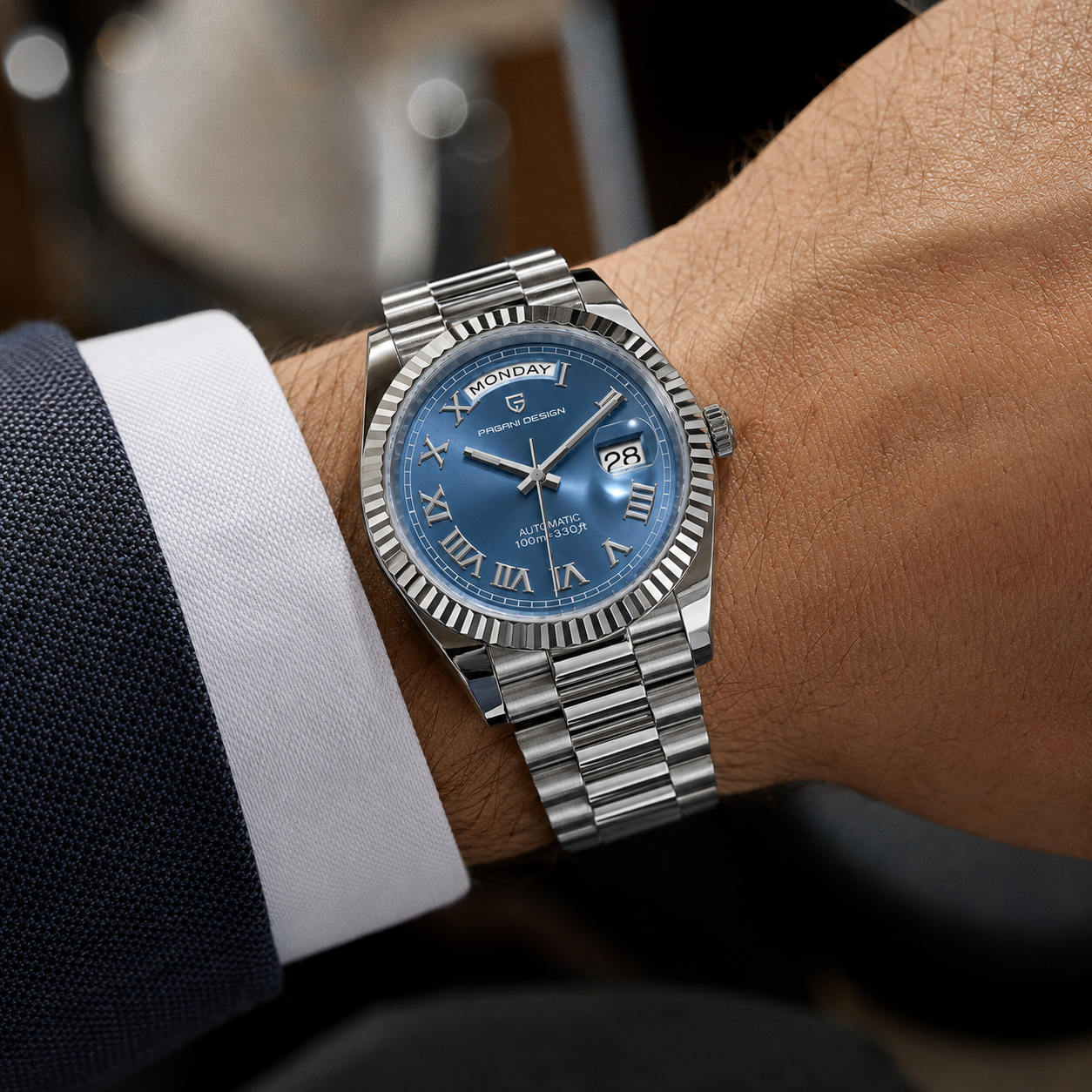 PD-1783 Blue & Silver